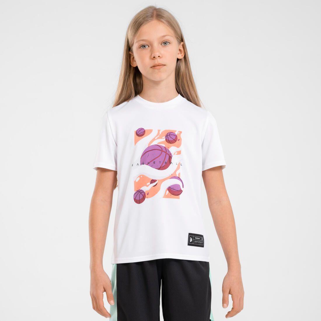 T-SHIRT / MAILLOT DE BASKETBALL ENFANT - TS500 FAST