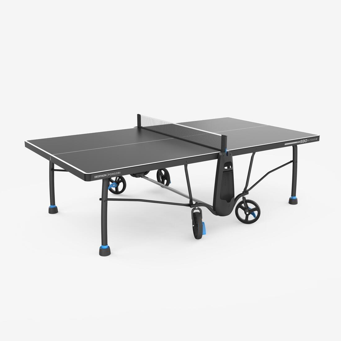 TABLE DE PING PONG EXTÉRIEURE PPT 930.2 NOIRE