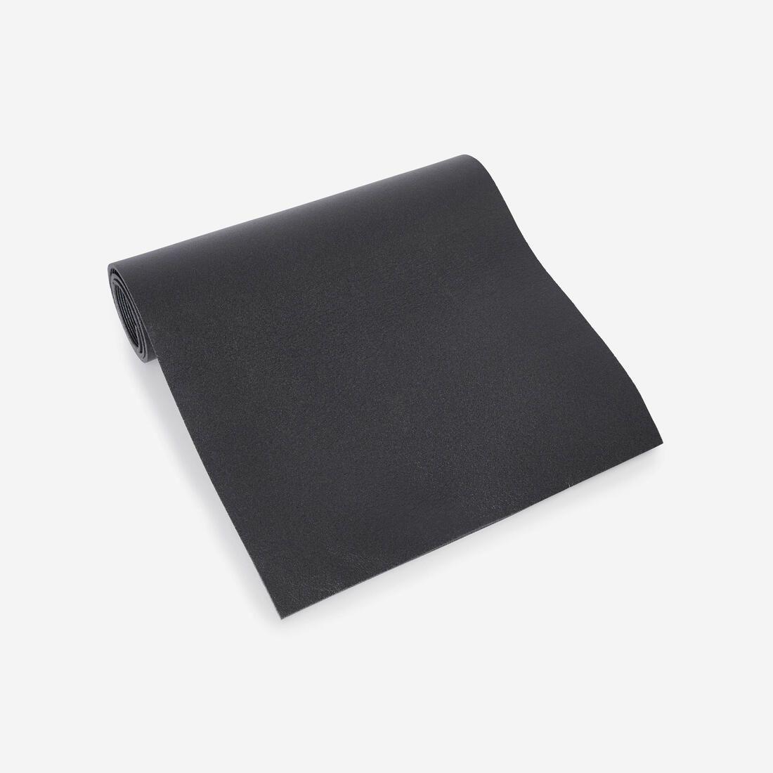 Tapis de fitness confort 6,5 mm, noir