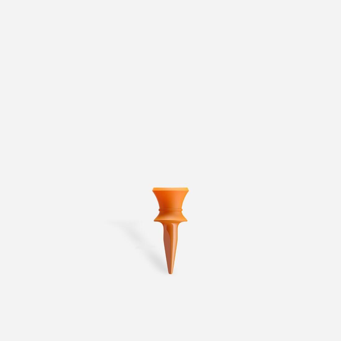 Tees golf x10 plastique à étage 12mm - inesis orange