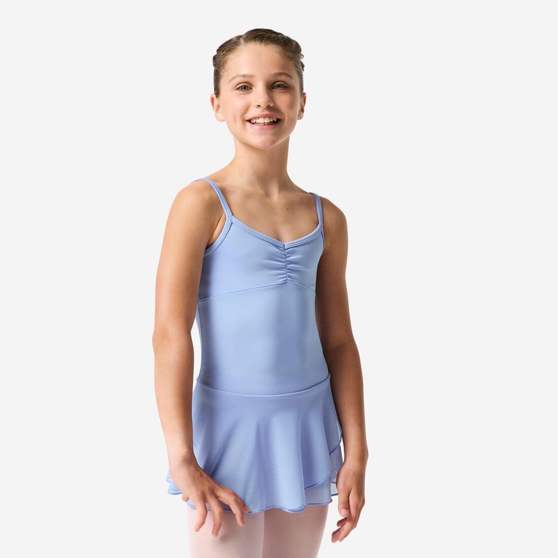 Tunique de danse classique fille parme.