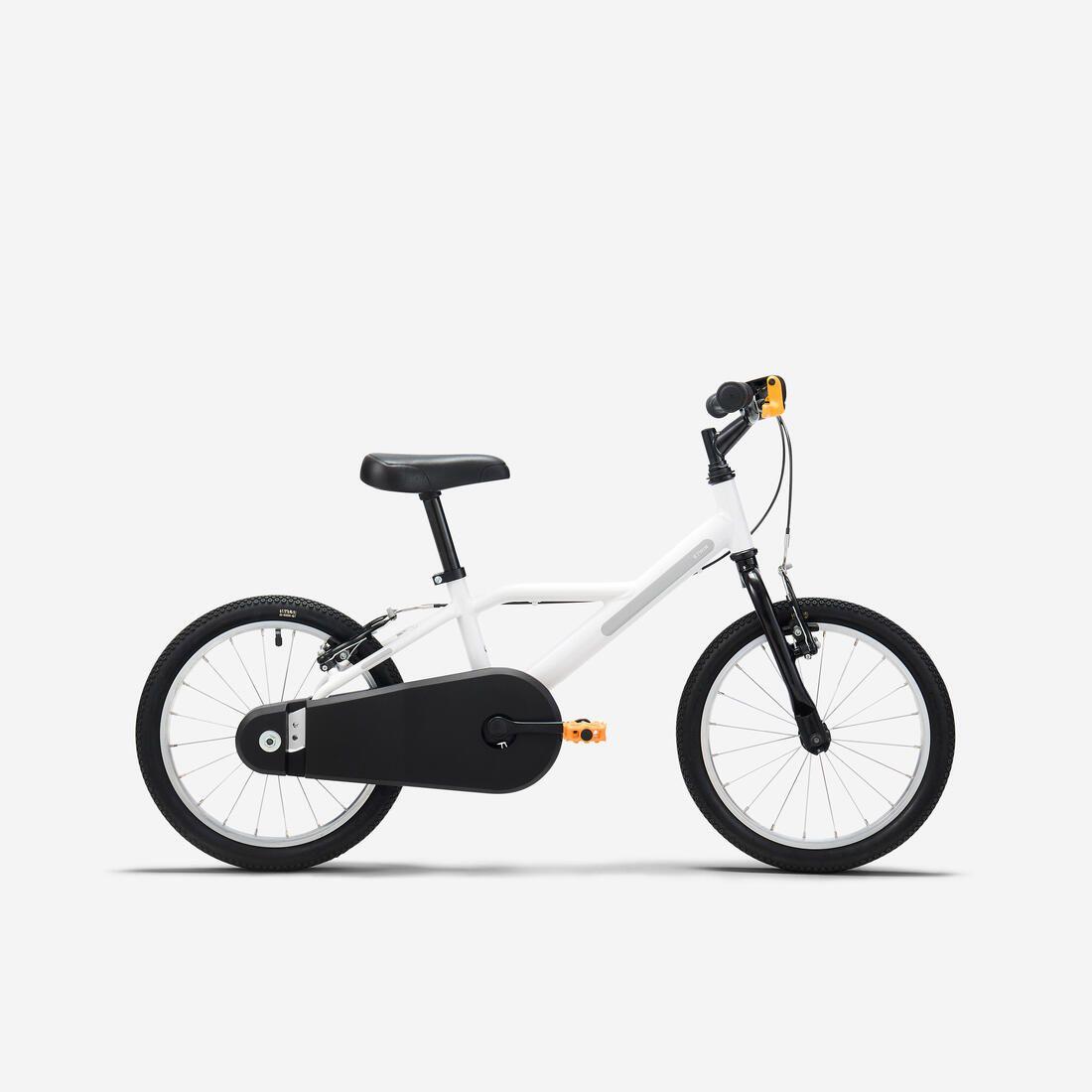 Vélo enfant 16 pouces 4-6 ans, DISCOVER 100 blanc